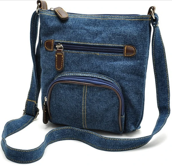 Crossbody Bags For Women Casual Denim Bags Fashion Female Shoulder Bag Pack Travel Zipper Handbag Tote Ladies Messenger Bag