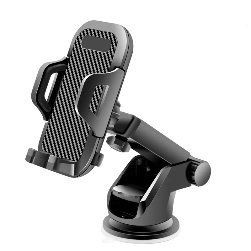 2021 New Long Arm Sucker Gravity Car Mobile Phone Holder Stand Universal Dashboard Clip Support For iPhone 11 PRO Accessories