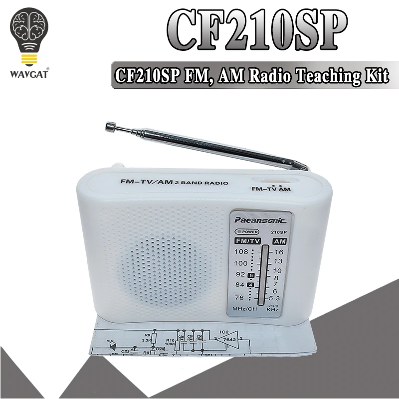 CF210SP AM/FM Stereo Radio Kit DIY Electronic Assemble Set Kit For Learner July DropShip DIY laboratory