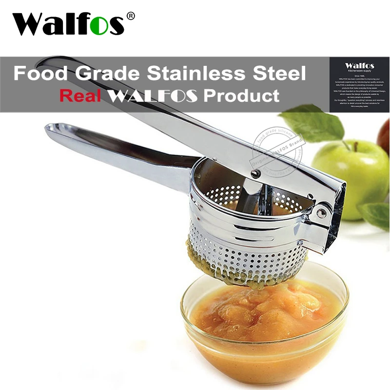 WALFOS Stainless Steel Potato Ricer Masher Fruit Vegetable Press Juicer Crusher Squeezer Household Kitchen Cooking Tools