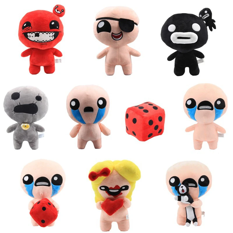 1pcs 10-30cm The Binding of Isaac Plush Toys Afterbirth Rebirth Game Cartoon ISAAC Soft Stuffed Toys for Children Kids Gifts