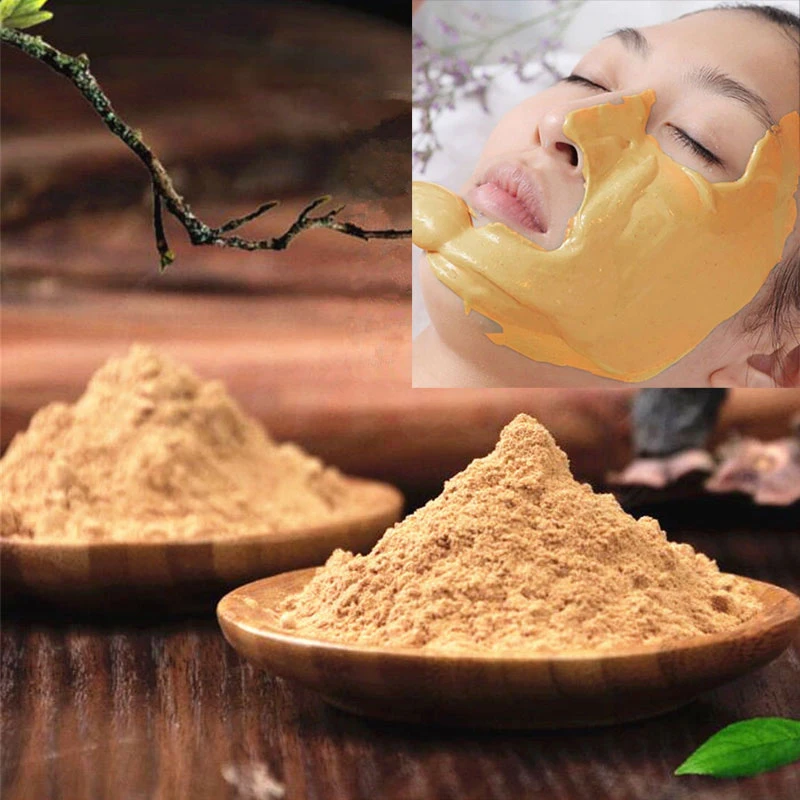 24K GOLD Active Face Mask Powder Brightening DIY SPA Anti Aging Wrinkle Treatment Facial Masks Moisturizing Gold Face Mask