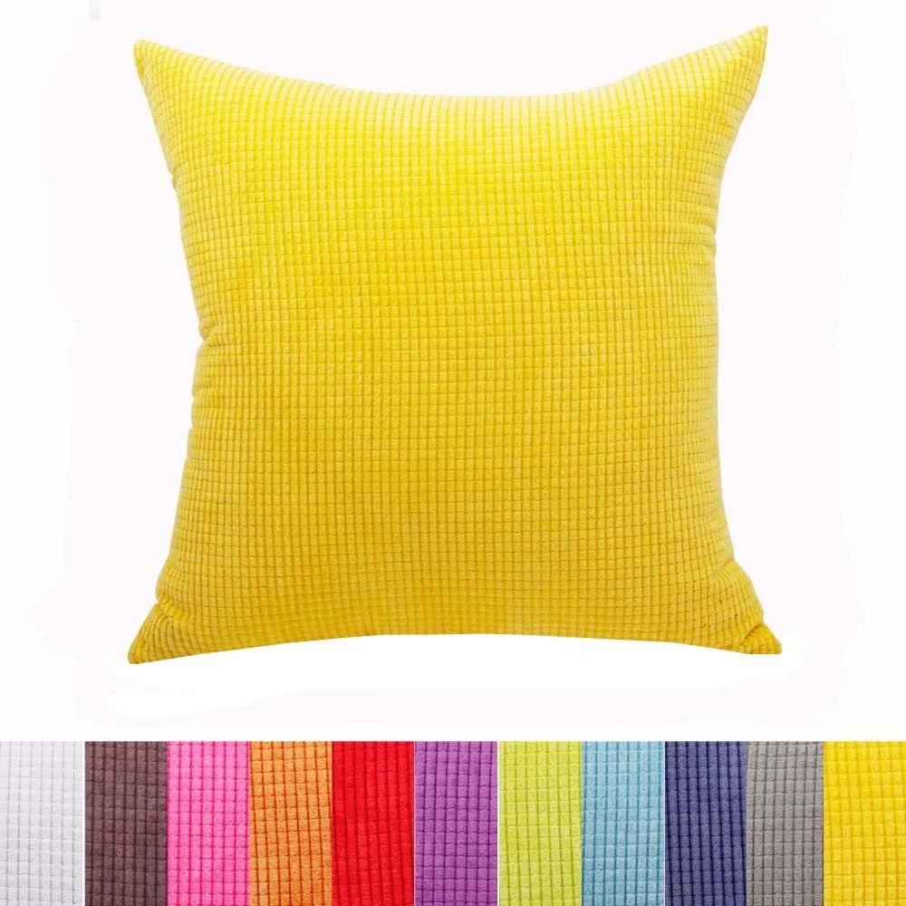 Corduroy fabric cushion cover 40x40/45x45/50x50/55x55/60x60/65x65/70x70cm decorative pillow cover throw pillow case