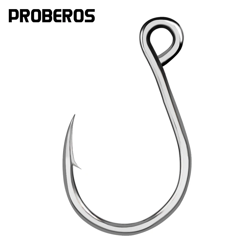 PROBEROS 2#-4#-6#-1/0-11/0 Strong stainless steel Jigging Hook Jig Big Fishing Hook Saltwater Fish Hook