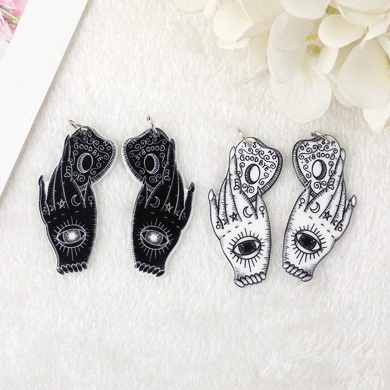 10 Pcs 53*21 MM Divination Magic Ouija Charms Gothic Witch Jewlery Findings For Earring Necklace Diy Making