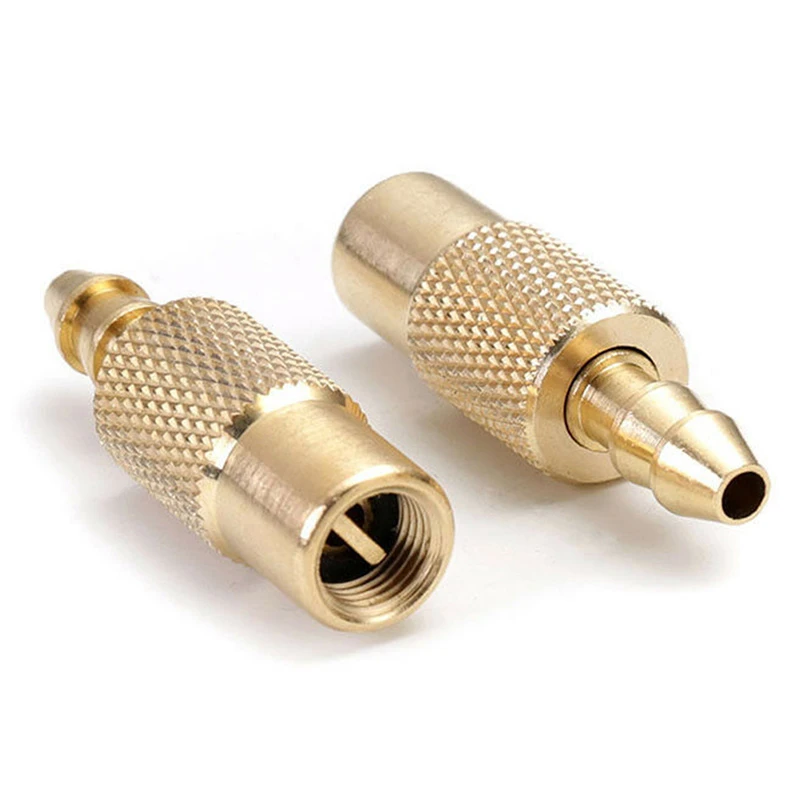 1PC Car Tire Clamp Joint Connector Adapter Car 6mm Brass Tire Valve Joint Inflator Pump Valve