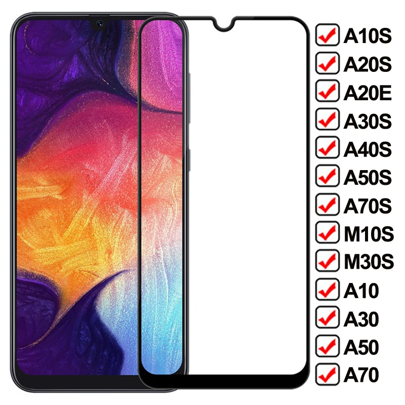 11D Protective Glass For Samsung Galaxy A10S A20E A20S A30S A50S A70S A40S Screen Protector M10S M30S A10 A30 A50 A70 Glass Film