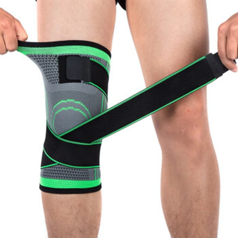 1 piece Men Women Knee Support Compression Sleeves Joint Pain Arthritis Relief Running Fitness Elastic Wrap Brace Knee Pads