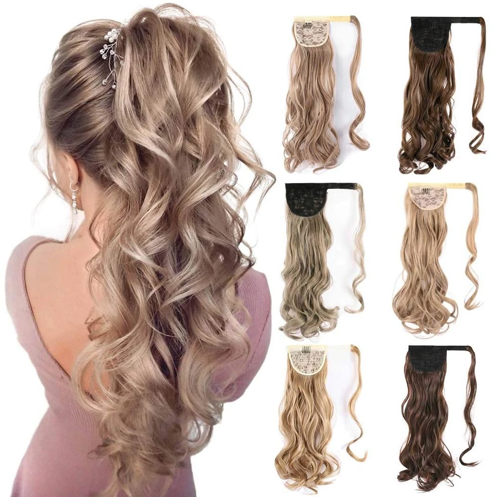 Wave Clip In Hair Ponytail False Hair 22