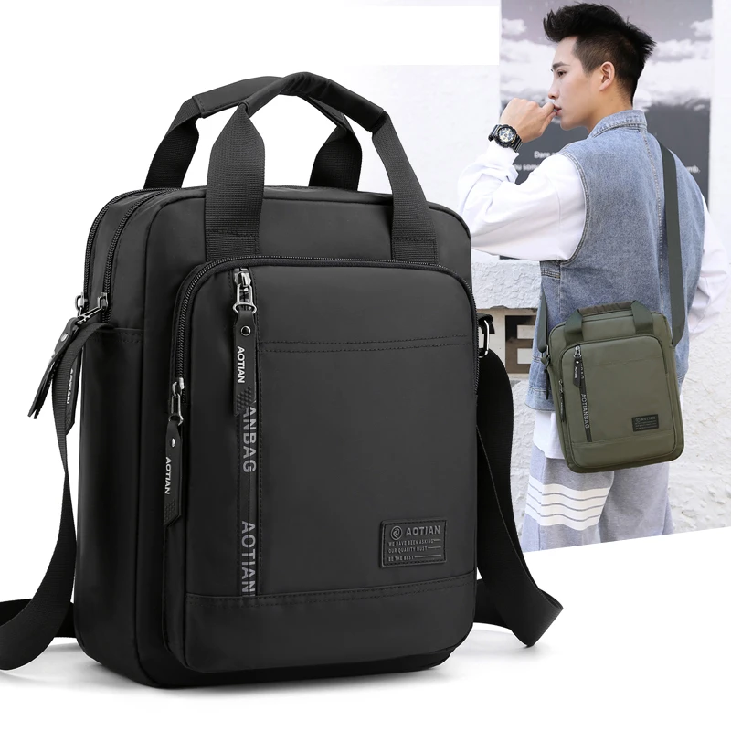 AOTIAN New Men's Shoulder Bag High Quality boys Crossbody Bag man Messenger Bag Oxford male Business Handbags bolsas