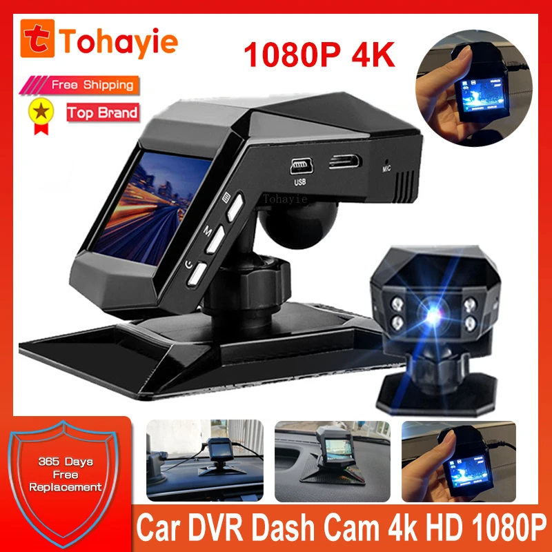 2021 Car DVR Dash Cam 4k Dash Camera Video registrator Dashcam  3.6