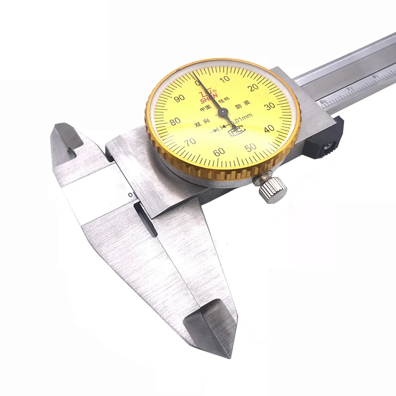 Dial Calipers 0-150mm 0.01mm 0-200 300 mm High Precision Industry Stainless Steel Vernier Caliper Shockproof Measuring Tool
