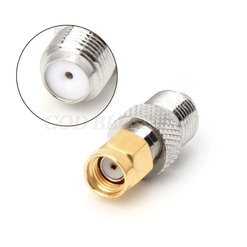 F Type Female Jack to SMA Female Socket Straight RF Coax Adapter F to SMA Plug Drop Shipping