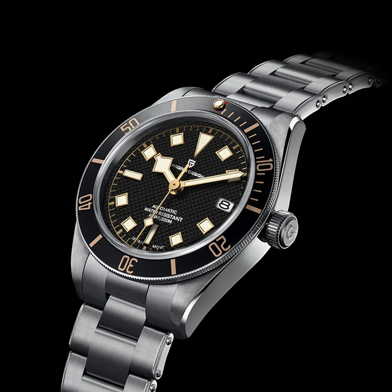 2021 New PAGANI DESIGN BB58 Retro Mechanical Watch For Men Brand Luxury Automatic Wrist Watch Waterproof NH35A/8215 Reloj Hombre