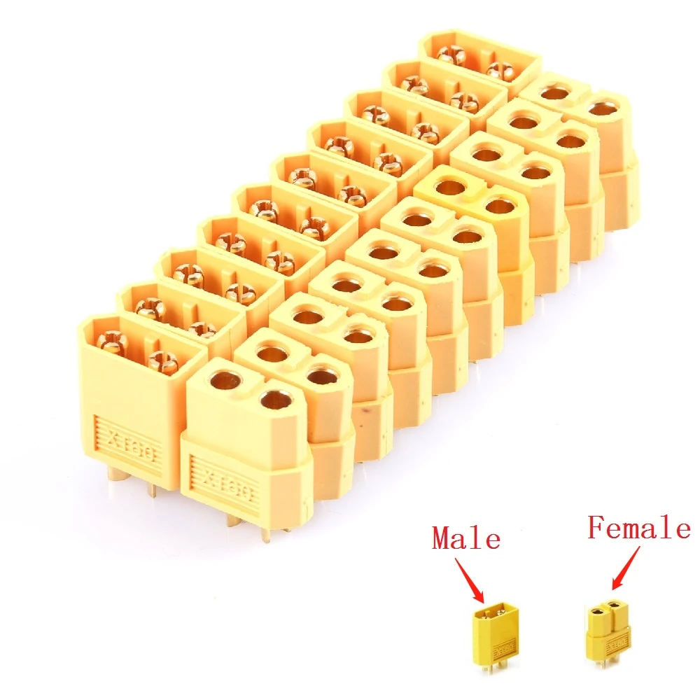 10pcs XT60 XT-60 Male Female XT30 XT90 Bullet Connectors Plugs For RC Lipo Battery