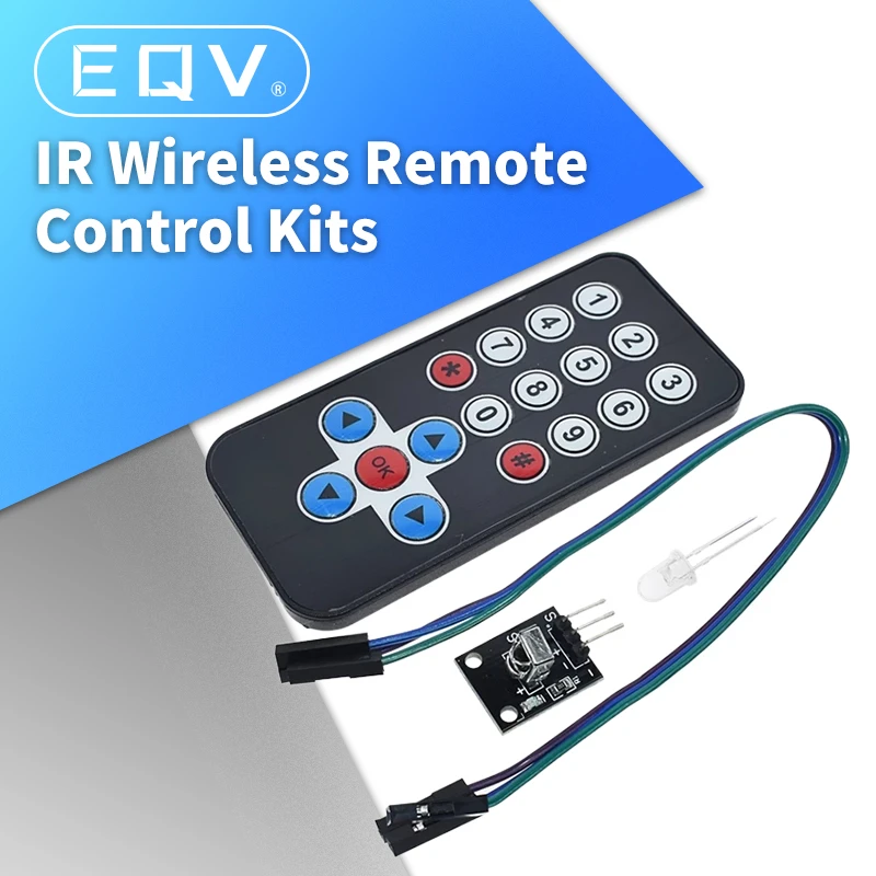 1LOT Infrared IR Wireless Remote Control Module Kits DIY Kit HX1838 For Arduino Raspberry Pi