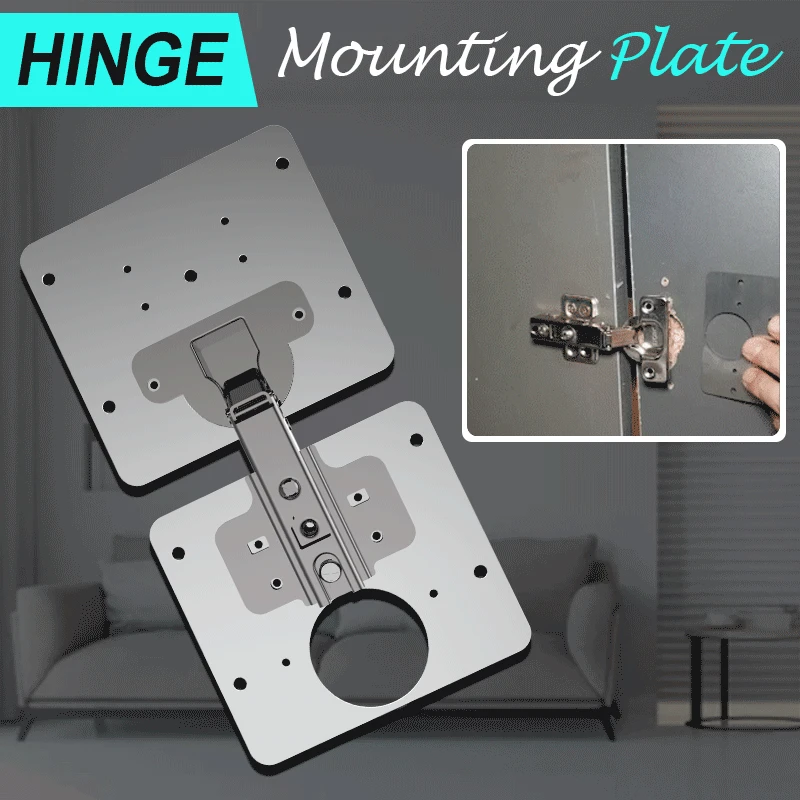 1/2/3/4Set Hinge Repair Plate for Cabinet Furniture Drawer Window Stainless Steel Table Plates scharnier Door Hinger Accessories