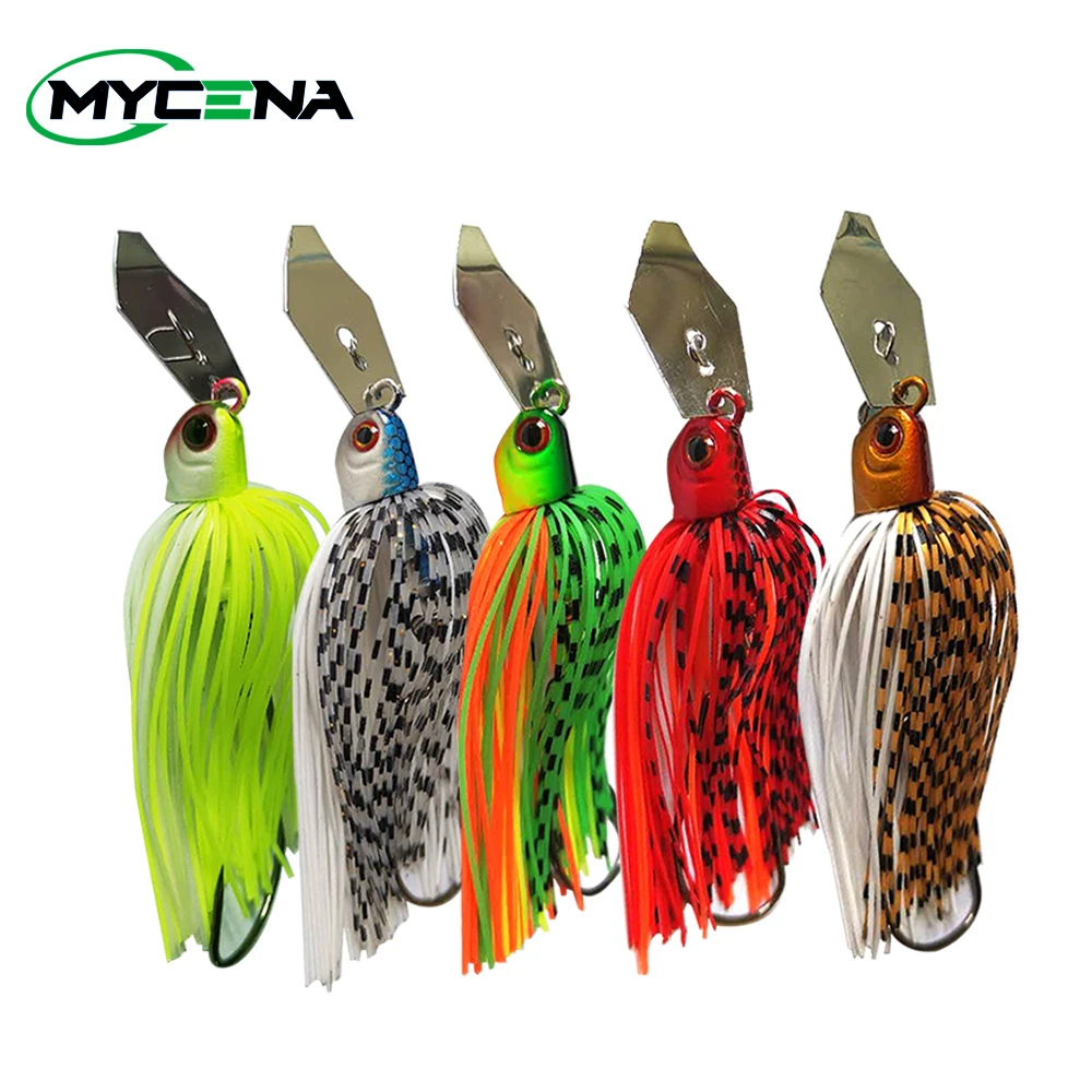 Mycena 13G/16G/19G Chatter bait spinner bait weedless fishing lure Buzzbait wobbler chatterbait for bass pike walleye fish