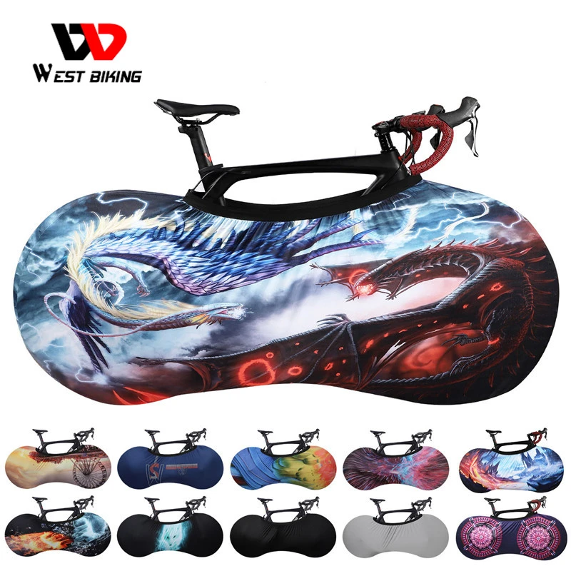 WEST BIKING MTB Road Bike Protector  Anti-dust Scratch-proof Frame Wheels Cover Indoor Protective Gear 26 27.5 700C Storage Bag