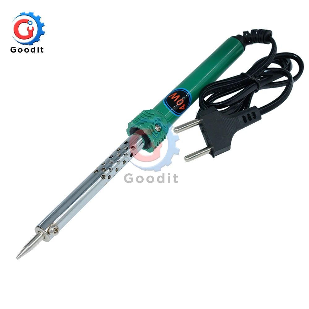 35-60W 220V-240V Electric Solder Iron Portable Weld Tools Fast Heat upTemperature Pencil Tips Repair Tool Pencil Type EU US Plug