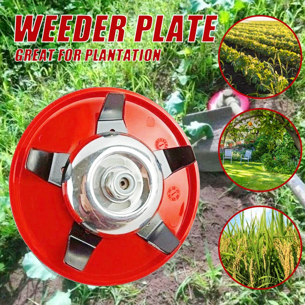 Weed Brush Trimmer Brushcutter Lawn Mover Gasoline Brush Cutter Garden Tool Trimmer Head Weed Cutter Blades Steel Hedge Head