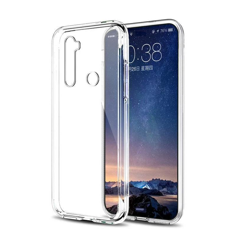 Ultra Thin Clear Transparent Soft TPU Case For Xiaomi Redmi Note 8T 8 7s 7 6 5 Pro 5a 4 4x Phone Case Cover