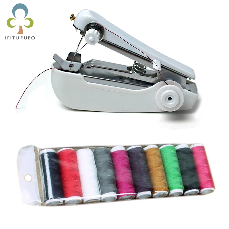 10Color sewing thread manual sewing machine mini sewing machine creative sewing machine needlework set sewing tools YJN