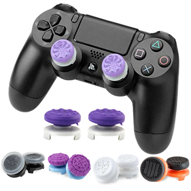 For PS4 Controller Joystick Cover Thumb Grips Extenders Caps for PlayStation4 ps4 accessories