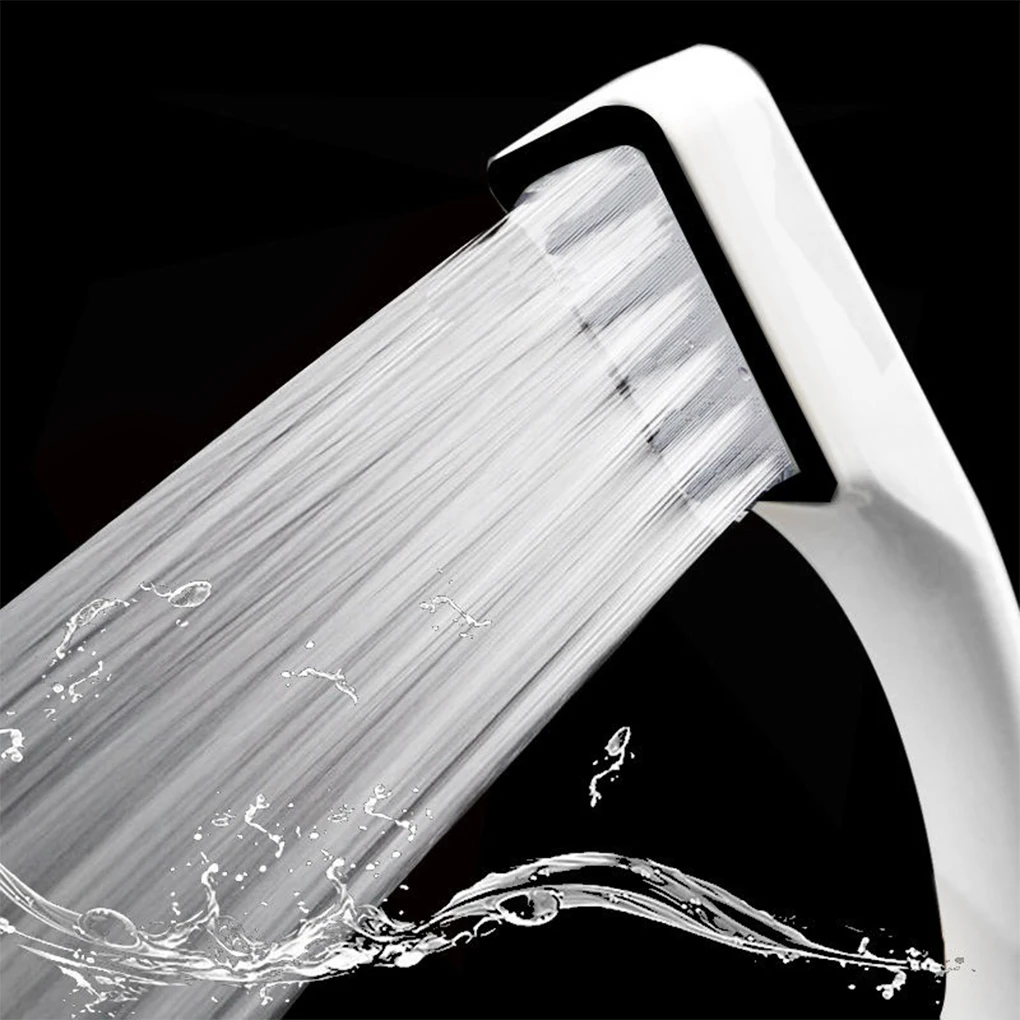 300 Holes Rain Shower Head Water Saving Showerhead ABS Plastic Bath Spray High Pressure Bathroom Nozzle New High Quality White