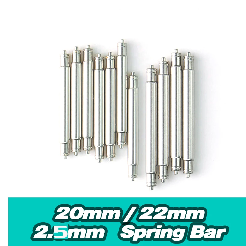 20mm 22mm  Spring Bar Diameter=2.5mm  6309 7002 SKX007 Monster SKX779 Diver Z20Z22