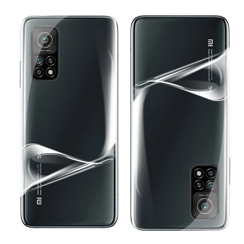 2pc Back Protective Hydrogel Film On For Xiaomi Mi 10T Mi10t 10tlite Mi10pro Mi10 Lite 5G Redmi Note 10 Pro 10s Note10 Protector