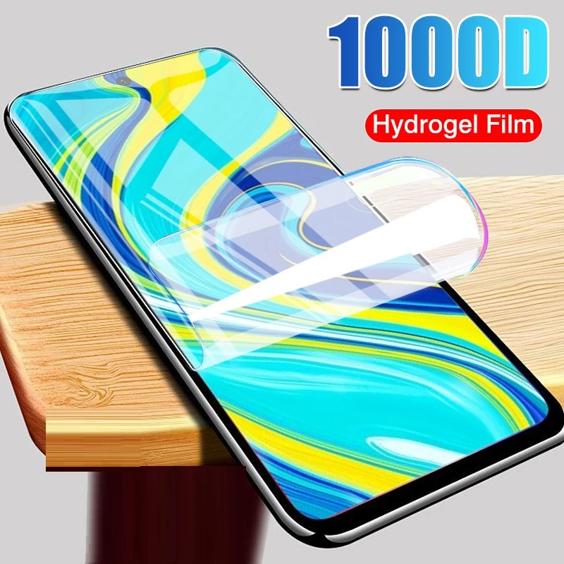 Hydrogel Film for Xiaomi Redmi Note10 Pro 9 9S 9A 9C 9T 5 Plus 6 Pro Screen Protector for Mi Pocophone Poco X3 NFC F3 M3 PRO