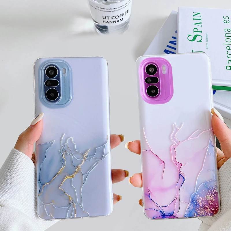 LOVECOM Watercolor Painting Case For Xiaomi Redmi Note 10 10S 9S Pro K40 Phone Case For Mi Poco X3 Pro NFC M3 Clear Soft Cover