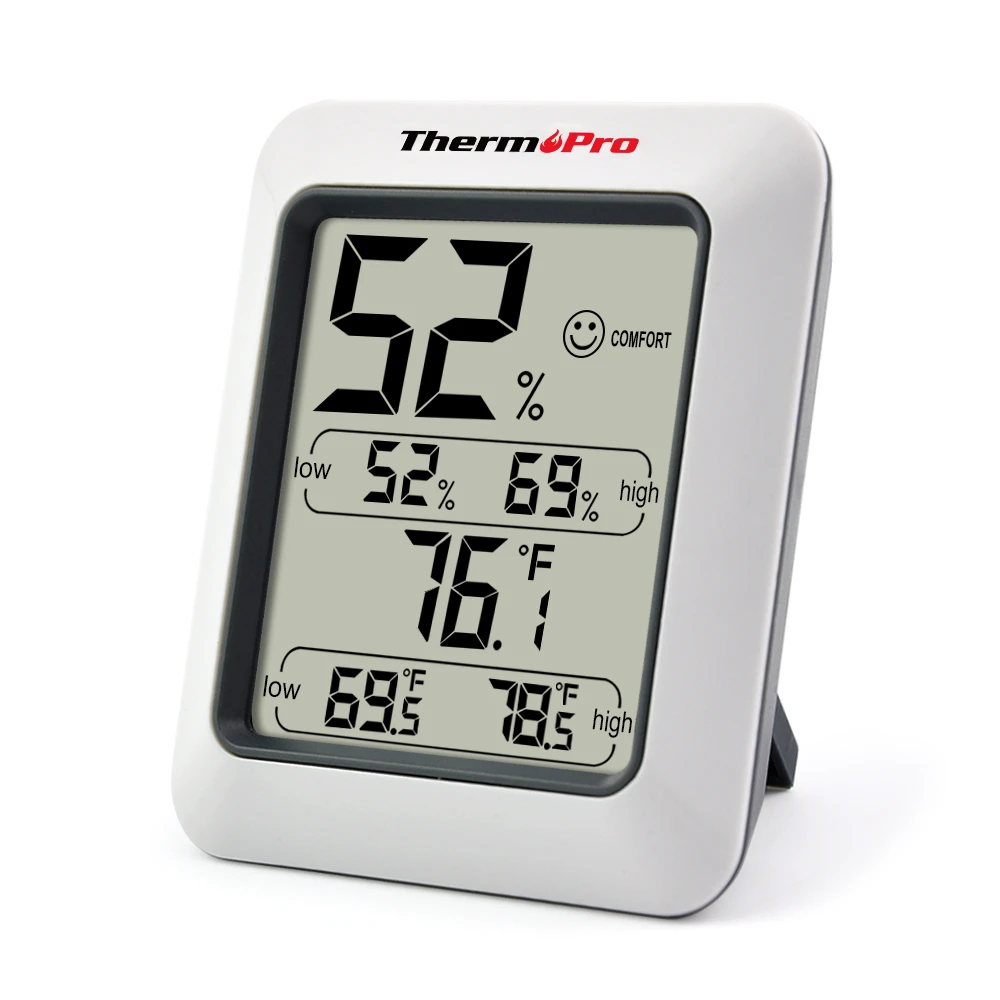 Thermopro TP50 Digital Hygrometer Room Thermometer Indoor Electronic Temperature Humidity Monitor Weather Station For Home