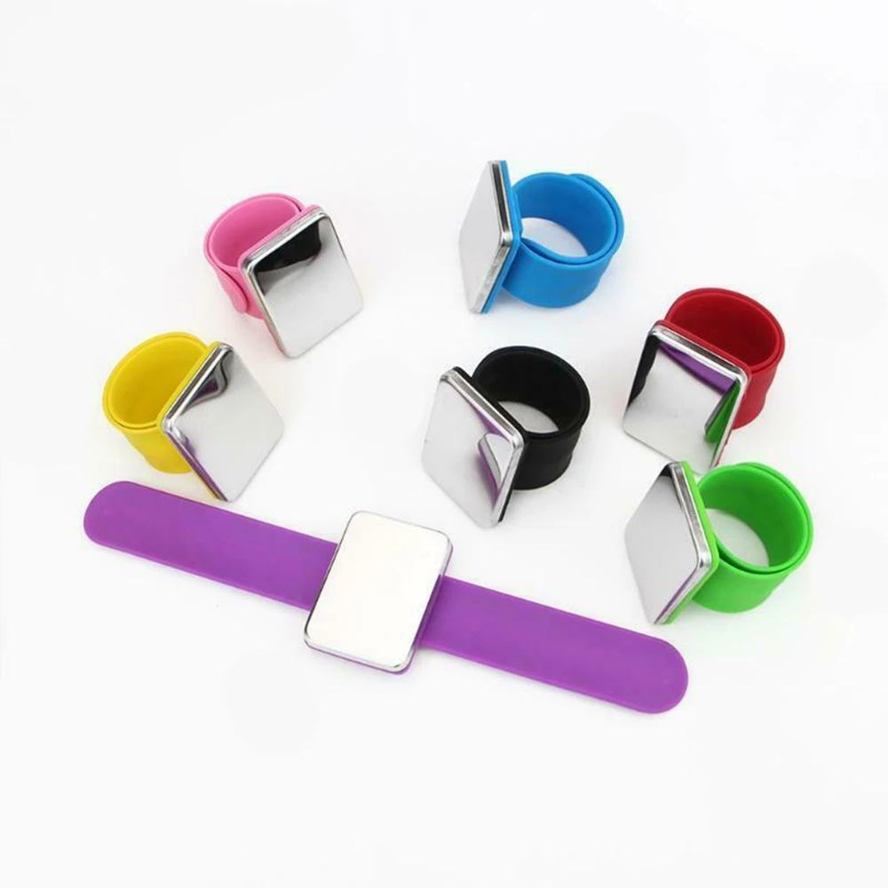 7 Colors Magnetic Needle Aspirator Silicone Magnet Wristband Magnetic Sewing Pins Pincushion DIY Making Sewing Supplies