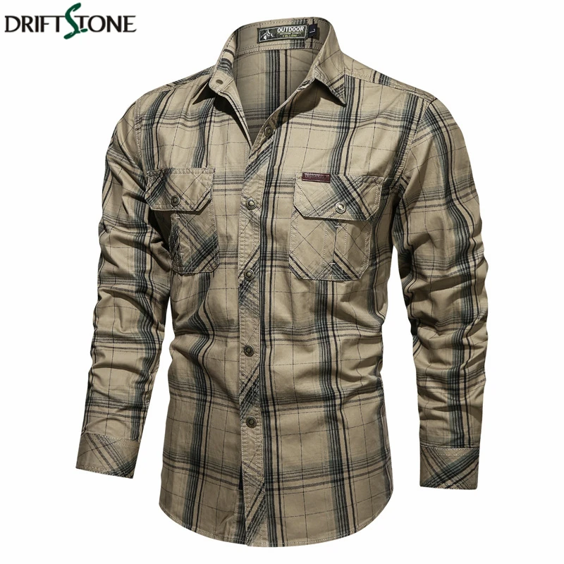 Autumn New Men's Military Tactical Shirt Cotton Men's Combat Army Shirts Plus Size 4XL Long Sleeve camisa militar Male Shirt