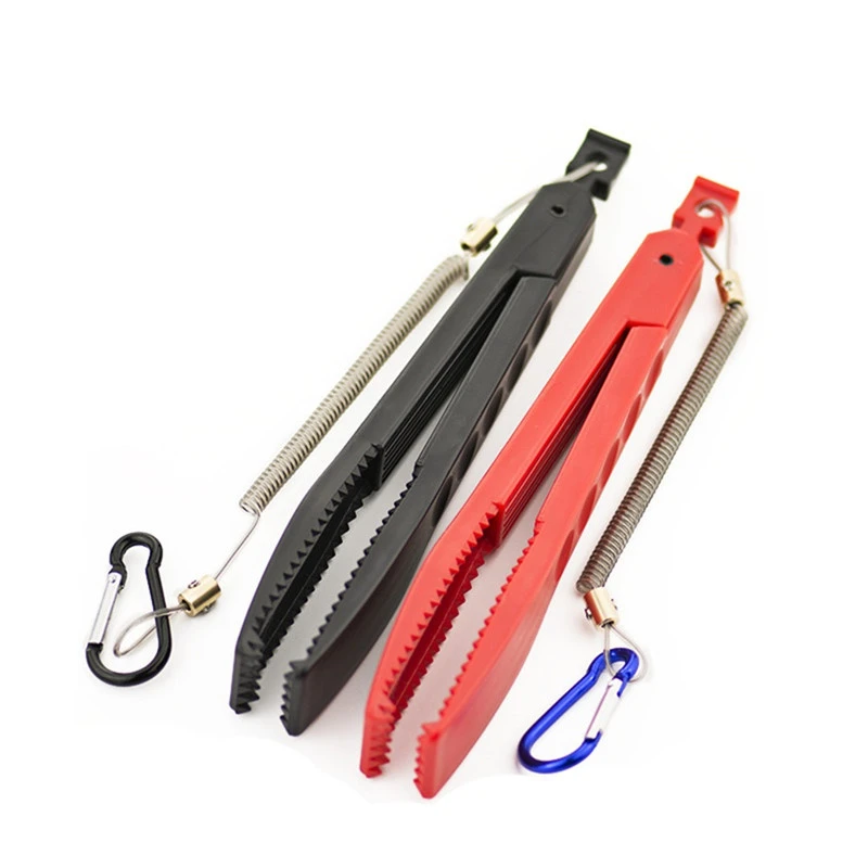 Fishing Tongs Fishing Supplies Fishing Gripper With Belt Clip Key Chain Holder Fish Holder Switch Lock Gear Pince Fishing Tools