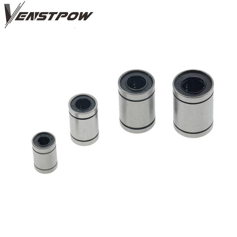 Hot sale 1pc LM3UU LM4UU LM6UULM8UU LM10UU LM12UU LM16UU LM20UU Linear Bushing CNC Linear Bearings Linear Shaft