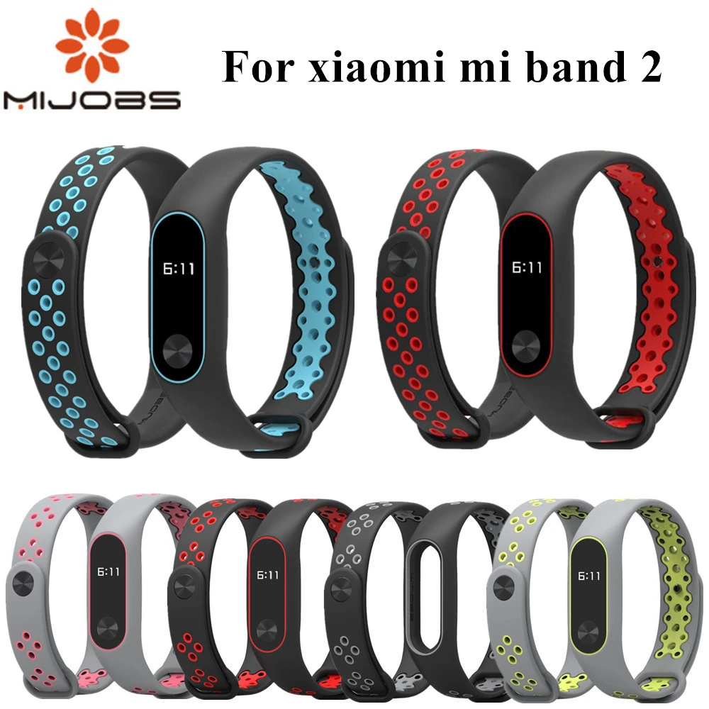 For Mi Band 2 Strap Bracelet wrist strap for Xiaomi mi band 2 watch Mi band2 accessories smart bracelet sport Silicone Strap