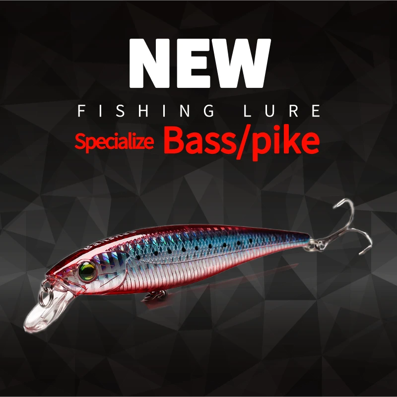 Banshee 100mm 16g Floating Fishing Lure Stick Minnow Lure Bait Artificial Jerkbait Hard Bait Lures Fishing Wobbler For Pike/Bass