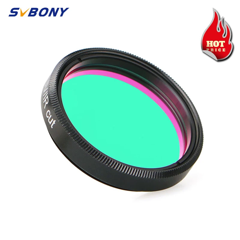 SVBONY 1.25'' Filter UV/IR Cut Telescope Optics Infra Red Filter for Astronomy Accessories