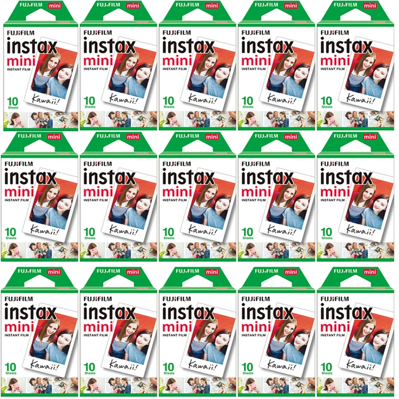 10-100 sheets Fujifilm instax mini 11 9 8 film white Edge 3 Inch wide film for Instant Camera mini 8 7s 25 50s 90 Photo paper