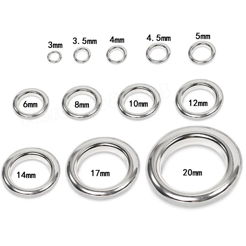 50sets 2mm-40mm Metal Eyelets with Grommet for Leathercraft DIY Scrapbooking Shoe Belt Cap Bag Tag Clothes Backpack Accessories