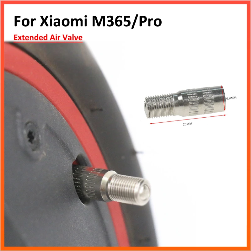 Extension Air Valve for Xiaomi M365 / 1S / Pro Max G30 Electric Scooter Motor Front Wheel Inflatable Air Nozzle Parts