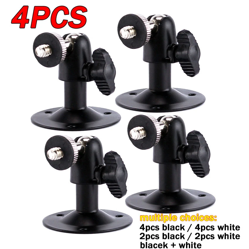 4pcs/2pcs Middle Pucker wall Indoor Outdoor Adjustable Mount Wall/Ceiling CCTV Bracket Holder Stand Support for Security Camera