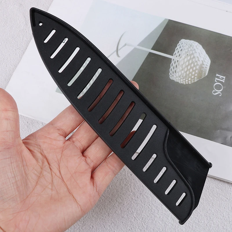 1pcs Black Plastic Kitchen Knife Blade Protector Cover For 8 Inches Knife Cover