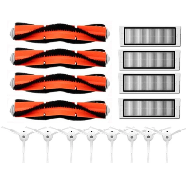 New Main brush Washable hepa filter side brush kit for Xiaomi Mi vacuum 1st Robot Roborock S50 S51 S55 S6 E35 T60 T61 T65 parts