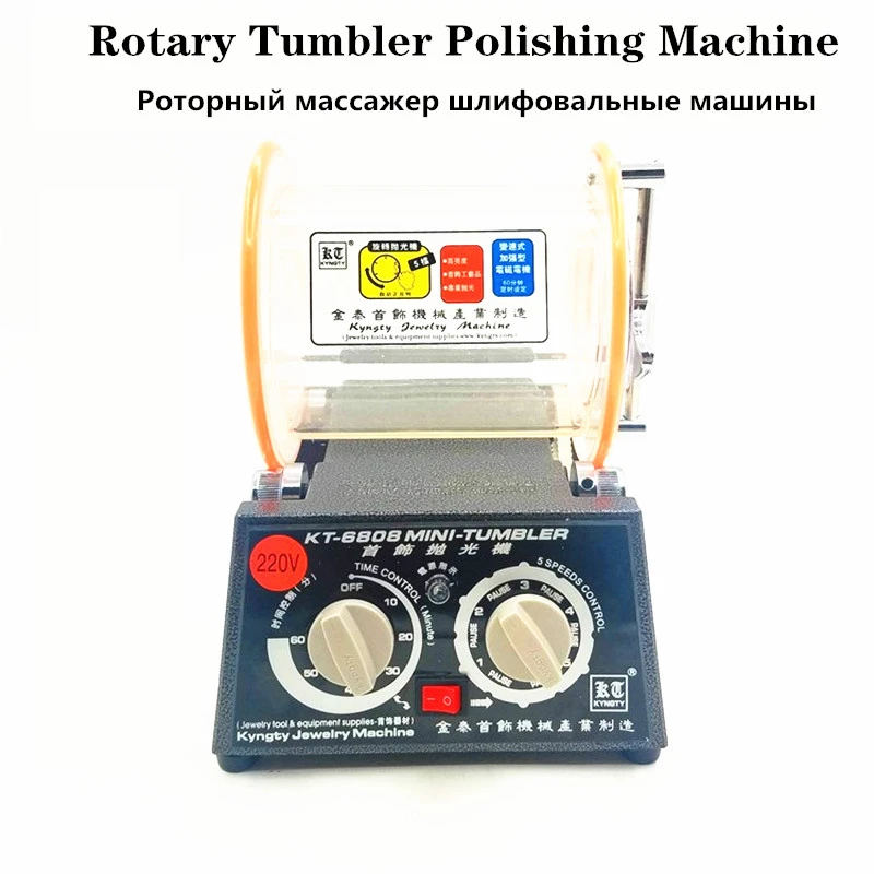 3kg Drum Polishing Machine, Jewelry Rotary Tumbler, Tumbling Mini-Tumbler Rotary Tumbler Polishing Machine Jewelry Polisher
