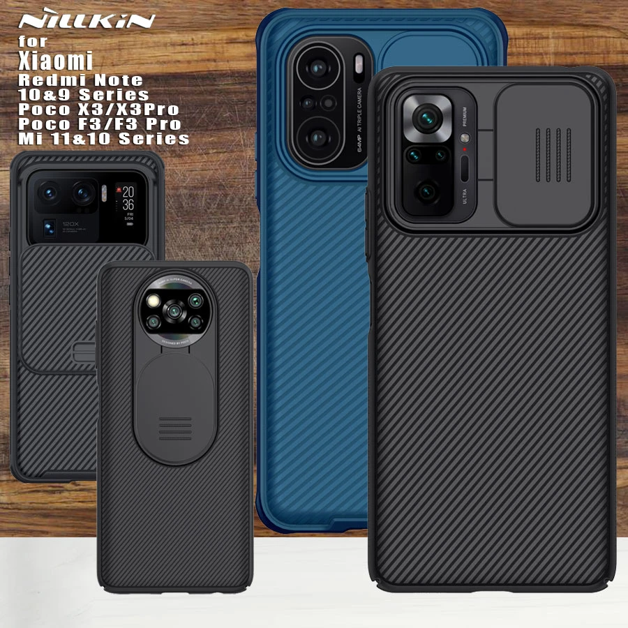 NILLKIN for Xiaomi Redmi Note 11 10 10S 10T 9S 9 Pro Poco M4 X3 Pro NFC GT F3 Mi 11T Pro 11 11i Lite Ultra 5G case Back cover