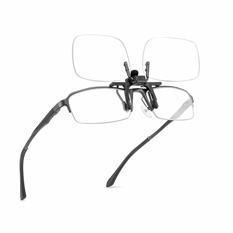 Flip Clip On flip up down Reading Glasses Men Women Flip Clip Presbyopic Glasses Rimless Portable Reading Computer Glasses